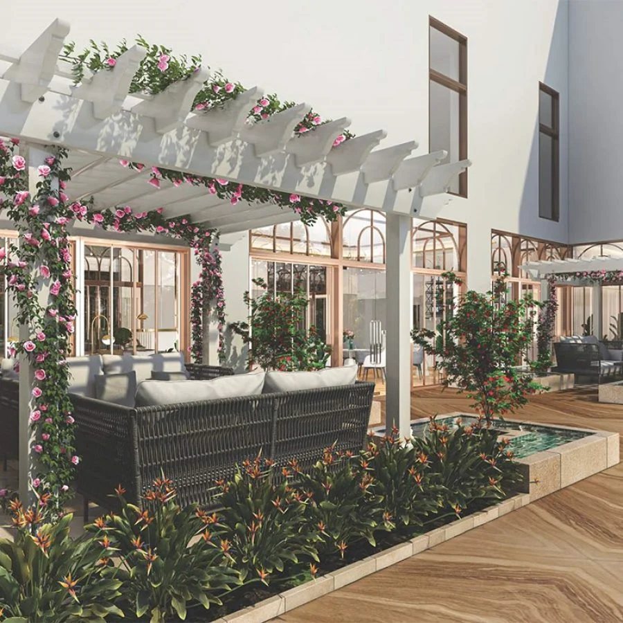 Landscaped Courtyards
